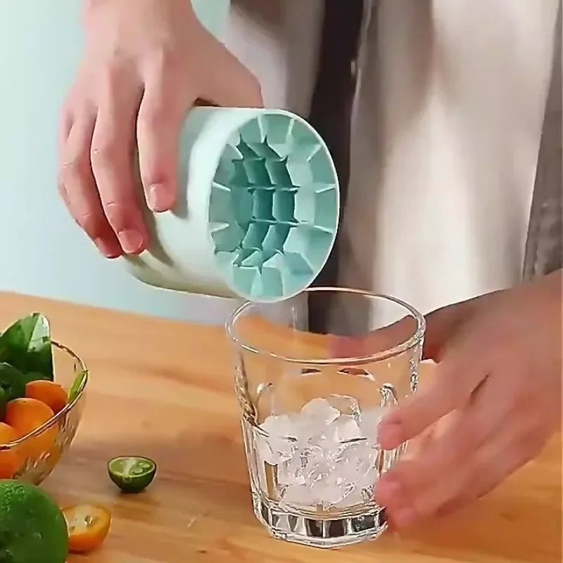 Ninja Ice Maker Machine, Silicone Ice Cube Mold Tray with Popsicle Sticks, Reusable Ice Cream Molds for Kitchen, Summer Cool Peaceful Pleasures Health and Wellness