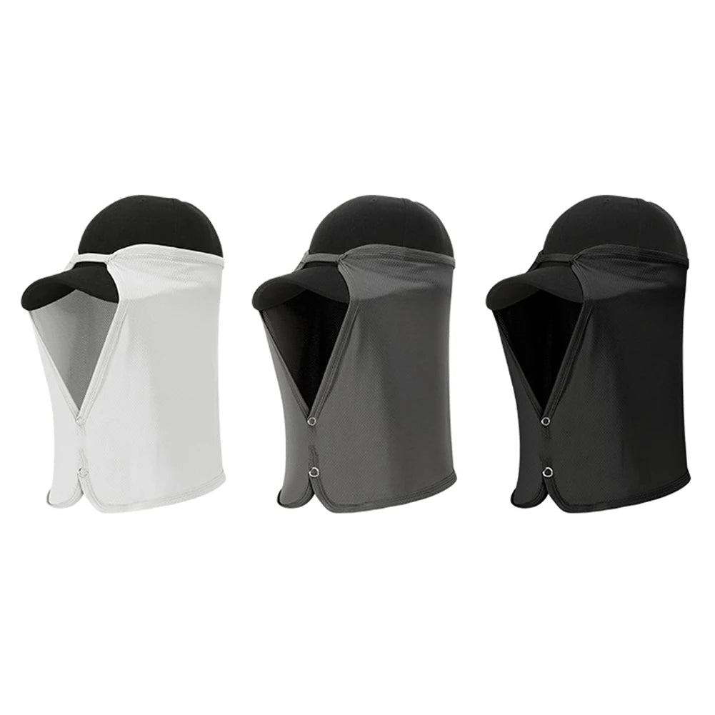UPF50+ Sun Protection Neck Flap Cap – Ice Silk Fishing Hat Outdoor Apparel & Accessories Peaceful Pleasures Health and Wellness