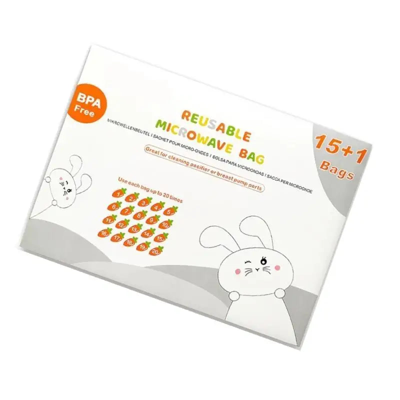 Microwave Sterilizer Bags for Baby Bottles & Breast Pumps