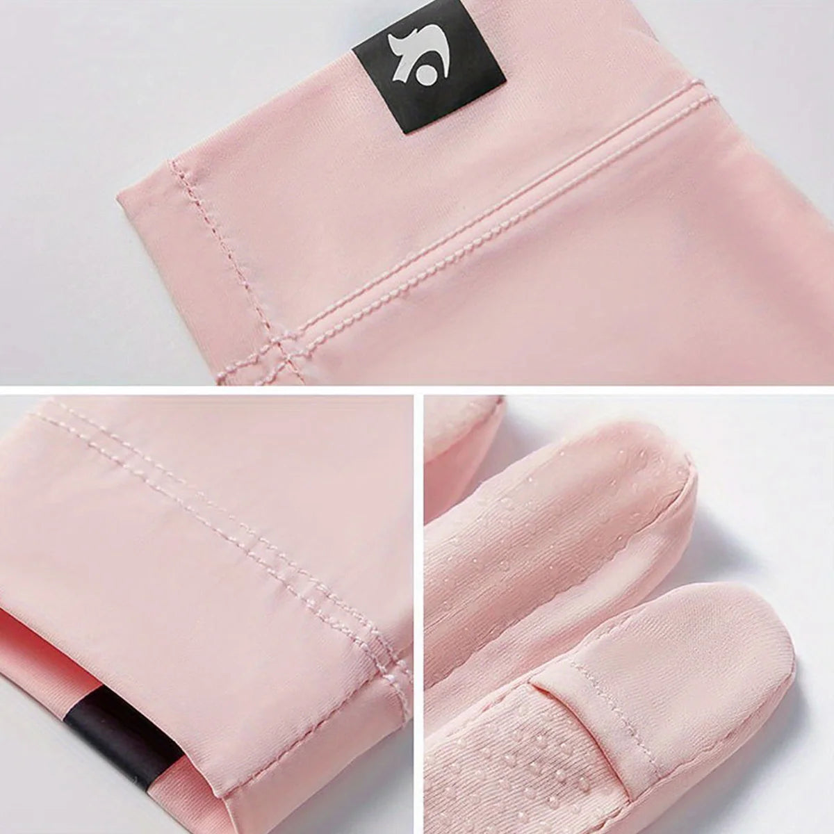 One Pair Summer New Ice Silk Sunscreen Gloves Flip Cover Casual Driving Ice Feel Cycling Anti slip Finger Peaceful Pleasures Health and Wellness