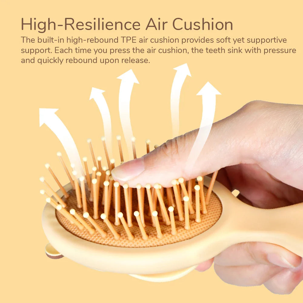 Capybara Hair Brush – Detangling & Scalp Massage Tool