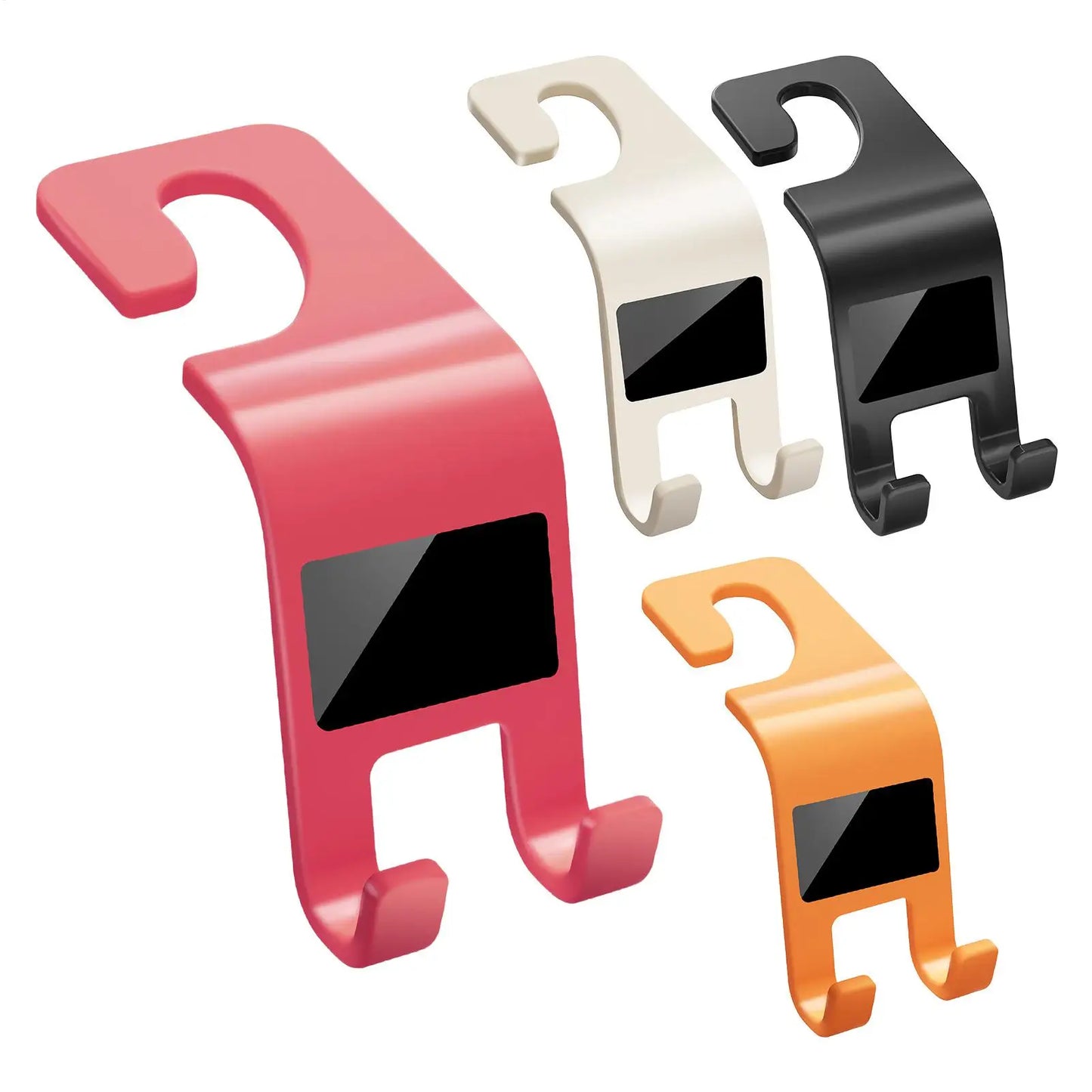 Universal Car Headrest Hook – Seat Back Bag Hanger Organizer