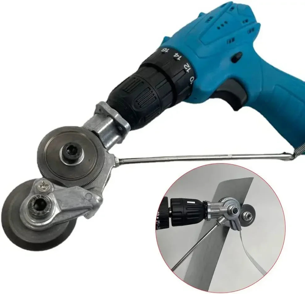 Electric Nibbler Drill Attachment – Metal Sheet Cutter Tool Peaceful Pleasures Health and Wellness