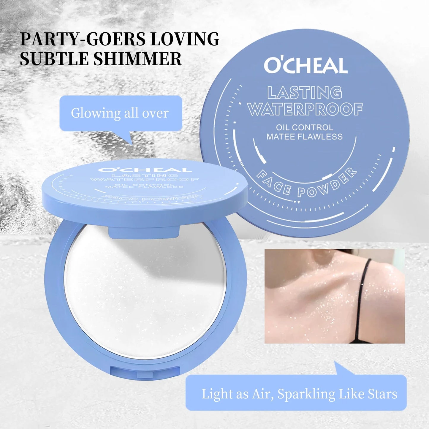 O'Cheal Matte Pressed Setting Powder – Oil Control, Full Coverage