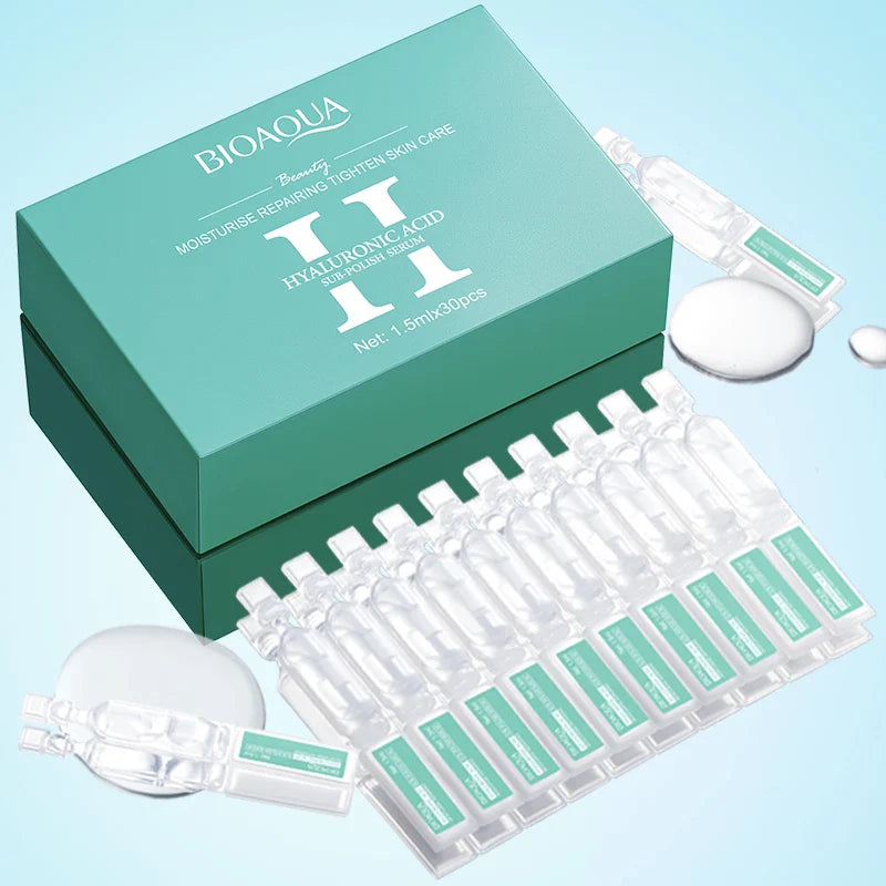 BIOAQUA Vitamin C & Hyaluronic Acid Face Serum – 30 Ampoules