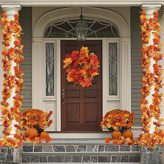Artificial Leaf Vine Garland | Wedding, Halloween & Home Décor Artificial Vine Garland Peaceful Pleasures Health and Wellness