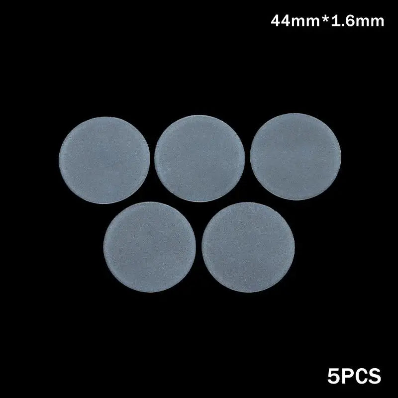 5PCS Matte Glass Round Flat Semitransparent Frosted Glass Lampshade For LED Lamp Down Light Flashlight Accessories Peaceful Pleasures Health and Wellness A2