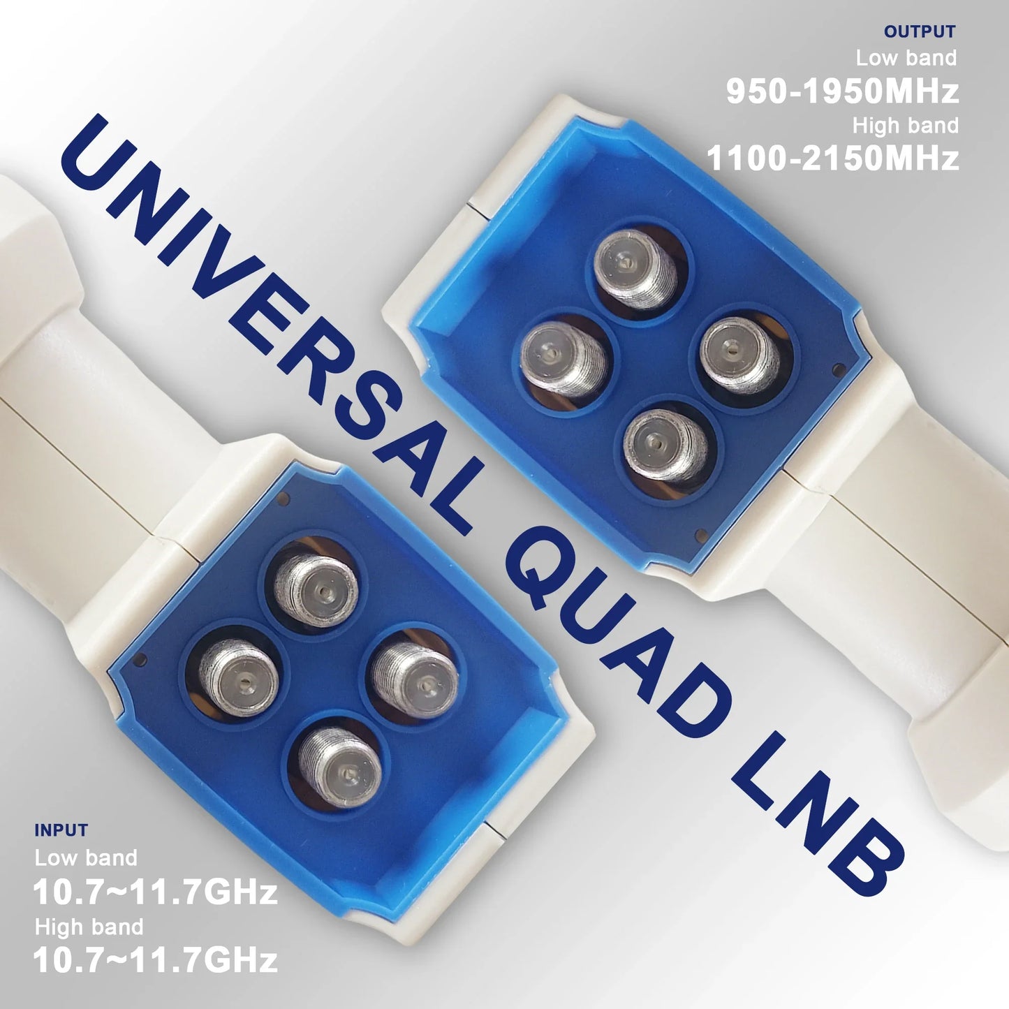Ku-Band LNB DVB-S2/S2X 9750/10600 MHz – 1, 2 or 4 Output