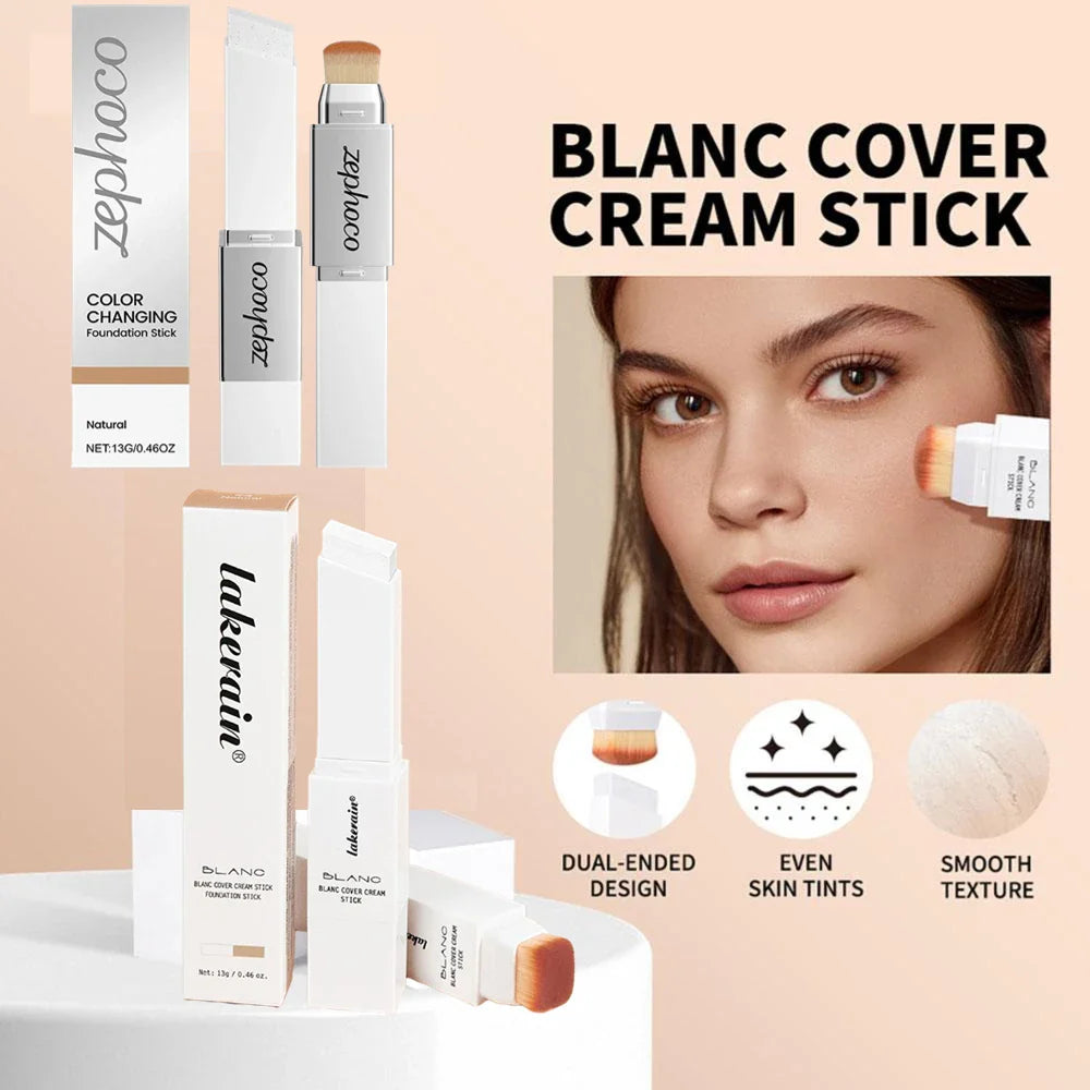 2-in-1 Color-Changing Foundation & Concealer Stick | All Skin