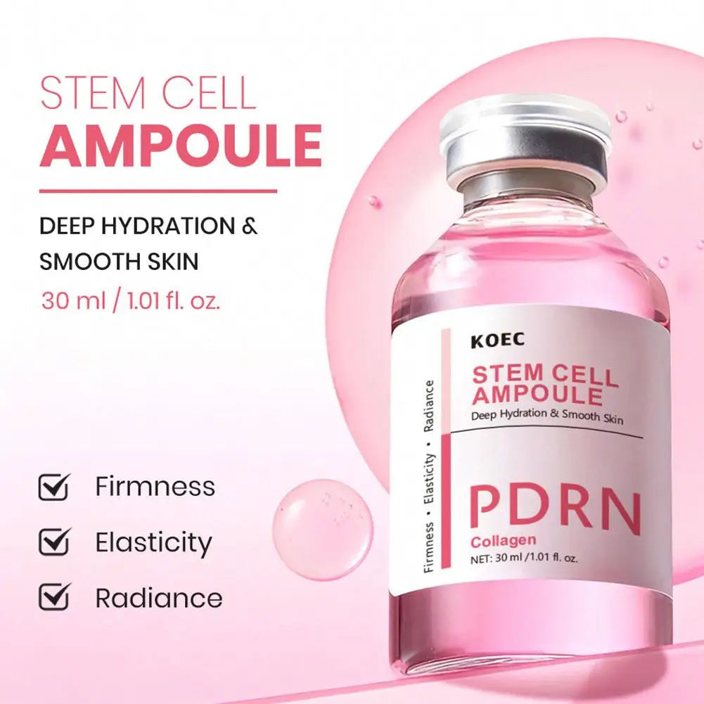 PDRN Collagen Ampoule Face Serum 30ml – Deep Hydration, Skin Barrier Repair & Brightening with Hyaluronic Acid Peaceful Pleasures Health and Wellness