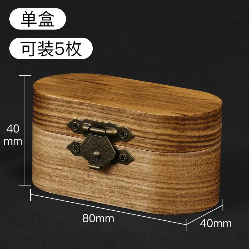 Handmade Guitar Pickbox Solid Wood Guitarbox Pick Storagebox Giftbox