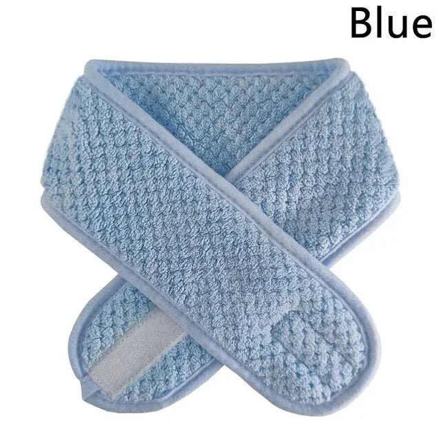 Adjustable Non-Slip Wide Headband – Yoga, Spa & Makeup Hair Headband Peaceful Pleasures Health and Wellness Blue