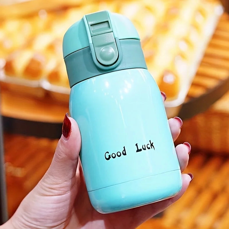 200ml Kids Flip-Top Vacuum Thermos | Stainless Steel Flask