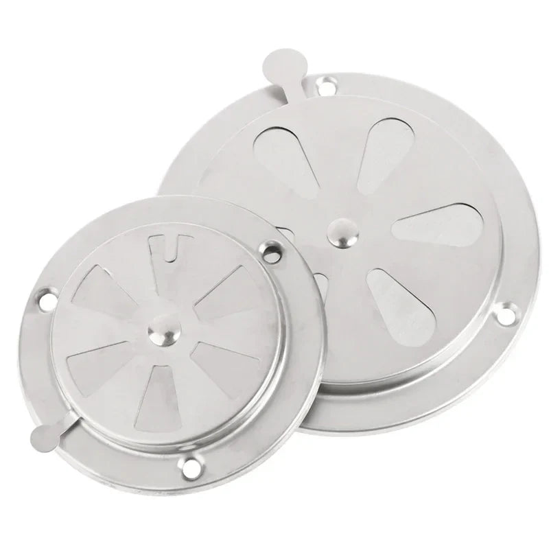 Adjustable Round Air Vent Grille 95/125mm – Stainless Steel