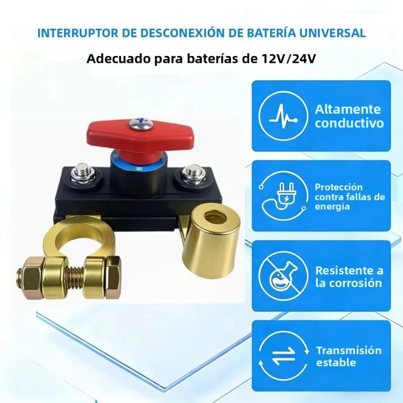Car Battery Cut Off Switch Disconnect Automatic Circuit Breaker Anti-Leakage Switch Isolator For Cars Truck 12V/24V ﻿ Peaceful Pleasures Health and Wellness