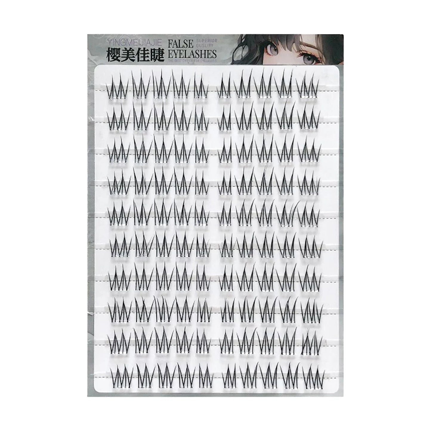 Natural Korean False Eyelash Clusters – Glue-Free DIY Lashes
