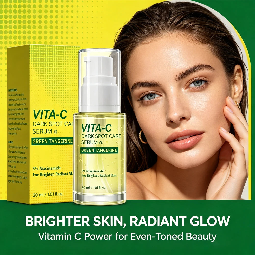 Green Tangerine Vitamin C Serum with Niacinamide, Helps Improve the Dull Skin for Radiant Skin,Korean Skincare, 30ml Peaceful Pleasures Health and Wellness