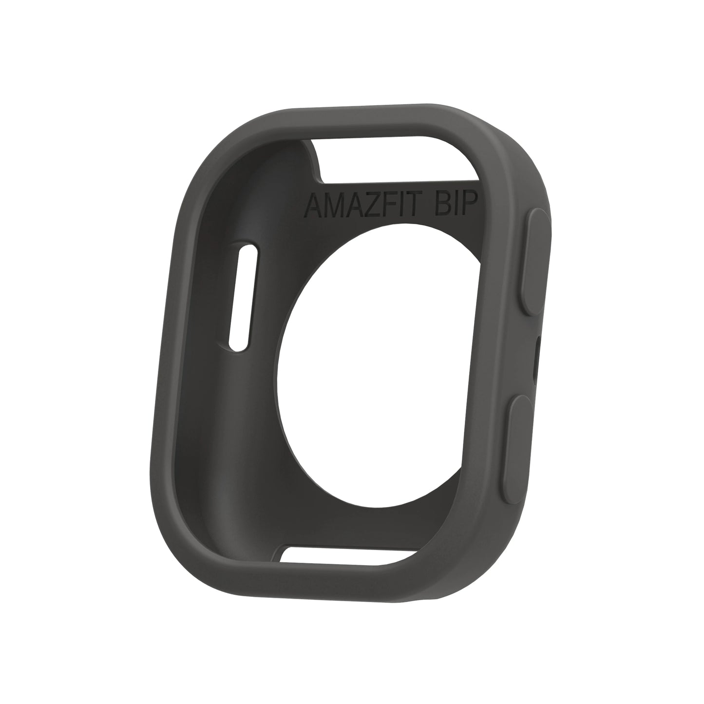 Silicone Protective Case for Amazfit Bip 6 Smartwatch Peaceful Pleasures Health and Wellness Dark Grey