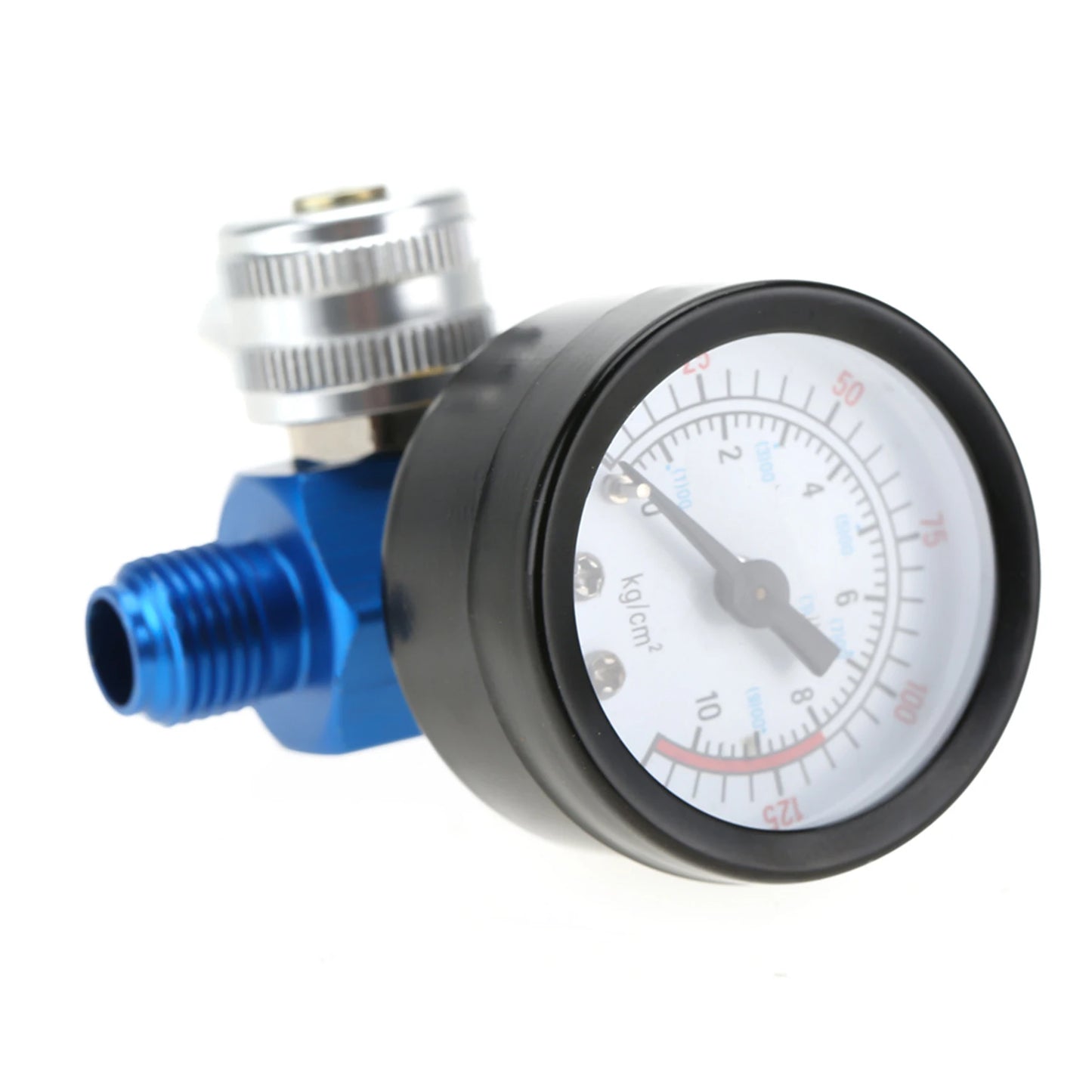 1 4 Spray Paint Gun Air Pressure Regulator Gauge Pneumatic Tool