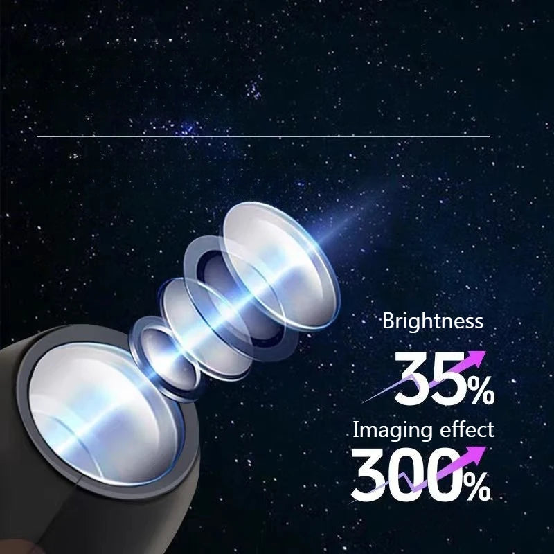 Moon Star Projector Night Light – LED Sleep Aid & Romantic Gift