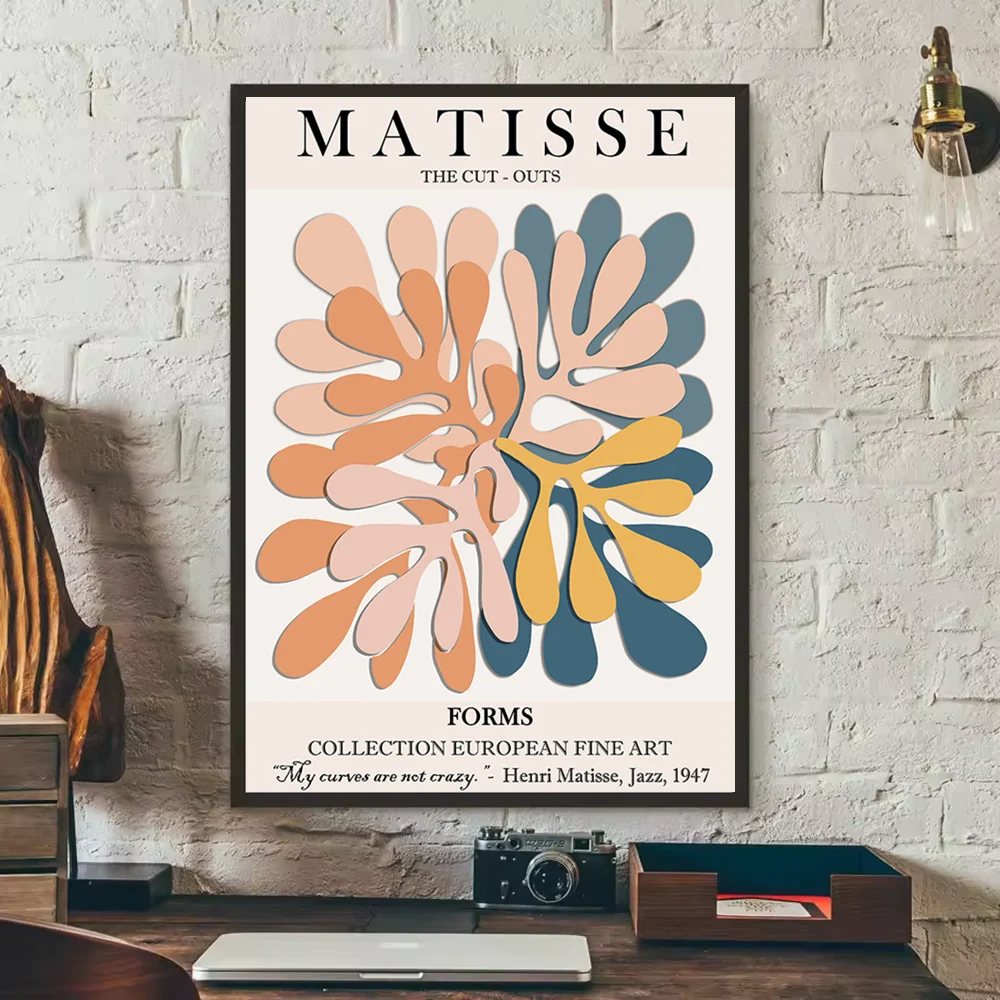 abstract matisse flower human body Poster HD art sticky wall waterproof home living room bedroom bar aesthetic decoration Peaceful Pleasures Health and Wellness