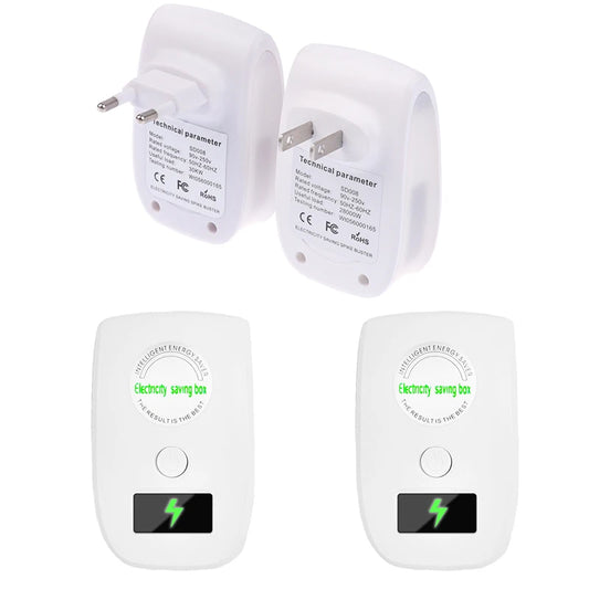 1PC Electric Saver Electricity Saving Device Upgraded Power Saver Household Energy Saver Box Power Economizer Peaceful Pleasures Health and Wellness