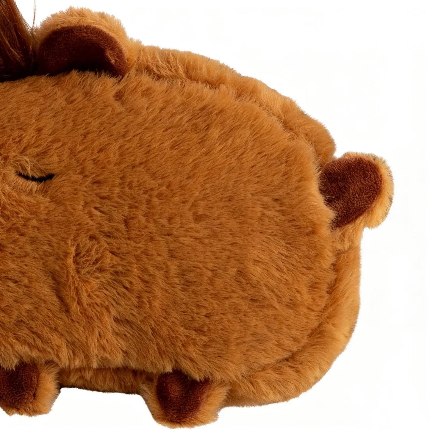 Plush Capybara Pencil Case – Large Capacity Stationery Pouch