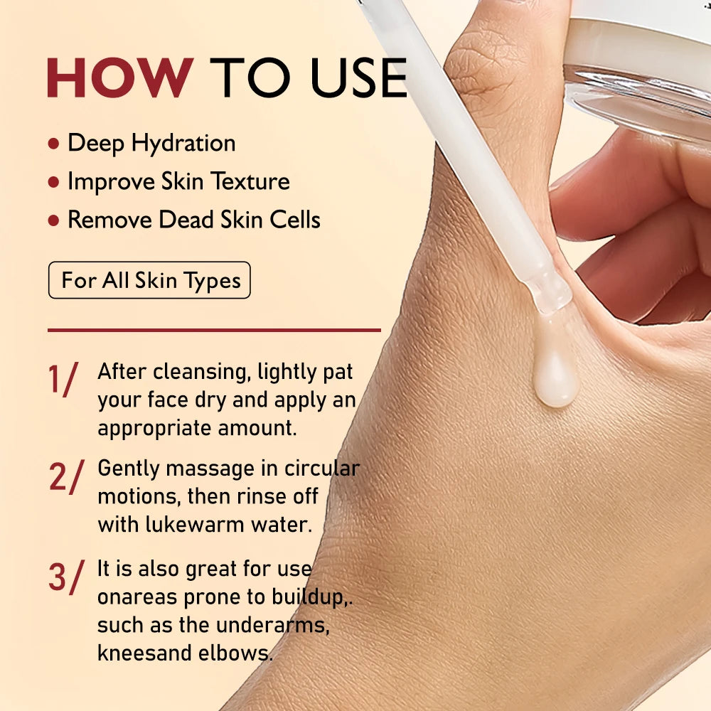 Rice Pure Natural Moisturizing Exfoliation Essence, Moisturizing and Cleaning Amphetamine, Removes Dead Blackheads and Impuritie Peaceful Pleasures Health and Wellness