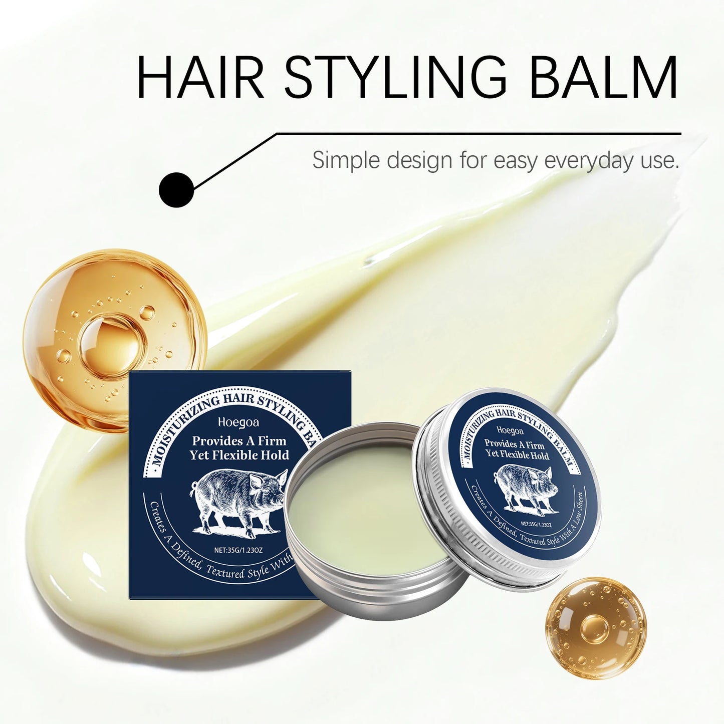 Jaysuing Hair Pomade – Matte Finish Strong Hold Frizz Control