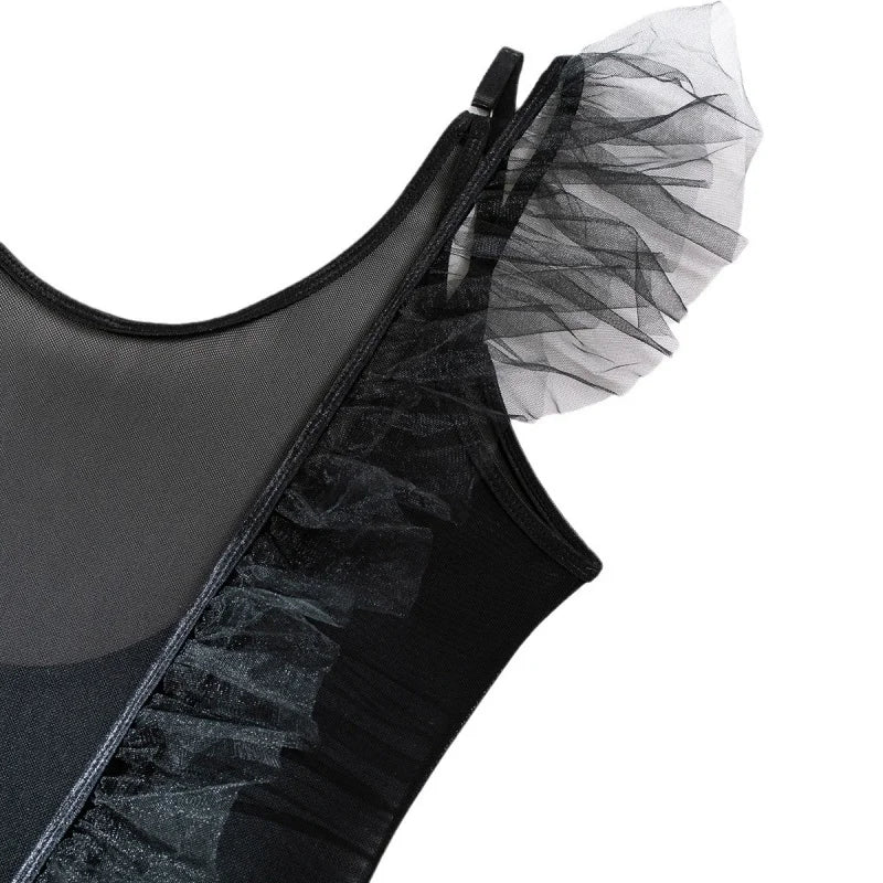 Women's Sheer Babydoll Lingerie Set | Lace Voile Knit