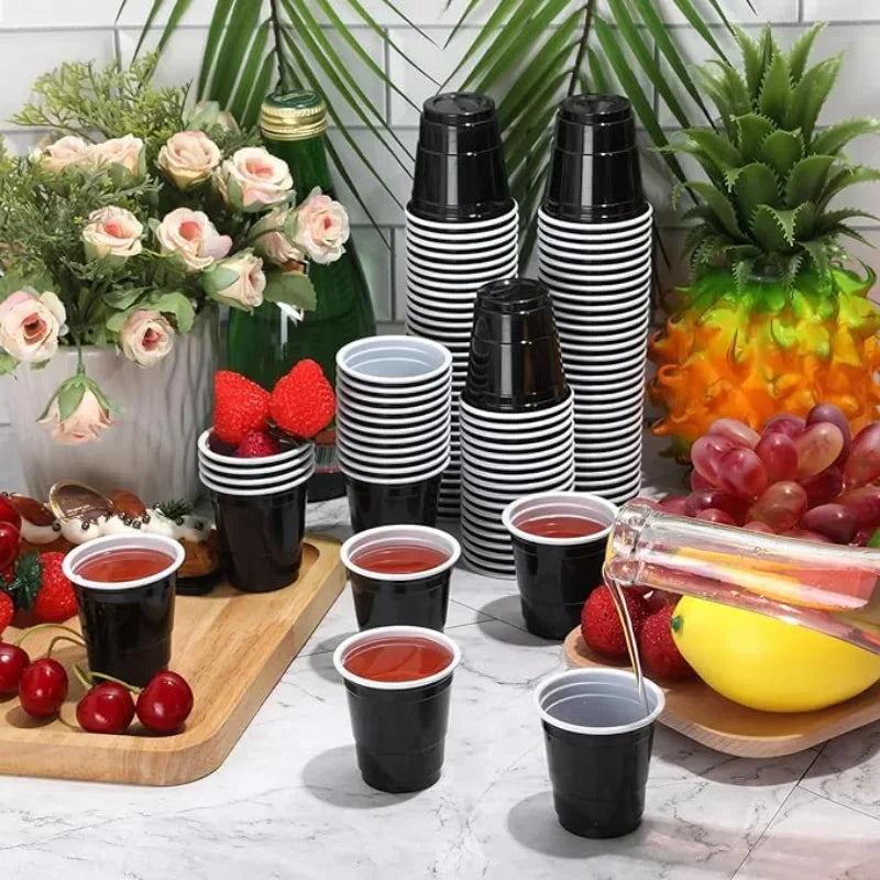 Disposable Mini Shot Glasses 50–200 Pack | Party Cups