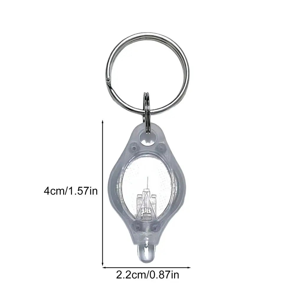 Mini LED UV Keychain Light | Portable Detector for Bags & Keys