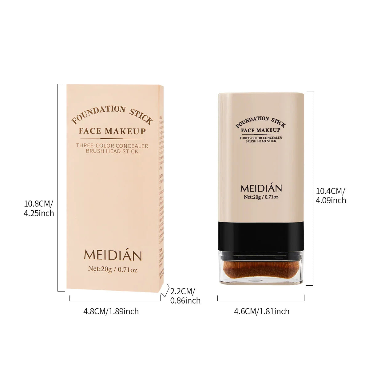 Moisturizing Foundation Stick – Lightweight Long-Lasting Makeup