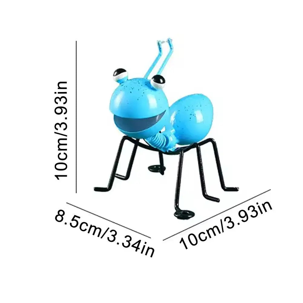 Cute Ant Statue Garden Decor Figure Stand Ant for Outdoor Yard Lawn Decoration Iron Ant Sculpture Home Desktop Decoration Peaceful Pleasures Health and Wellness