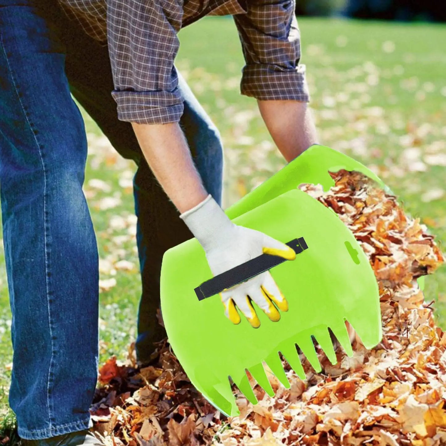 Leaf Scoop Hand Rakes – Wide-Mouth Garden Grabber Claw Pair