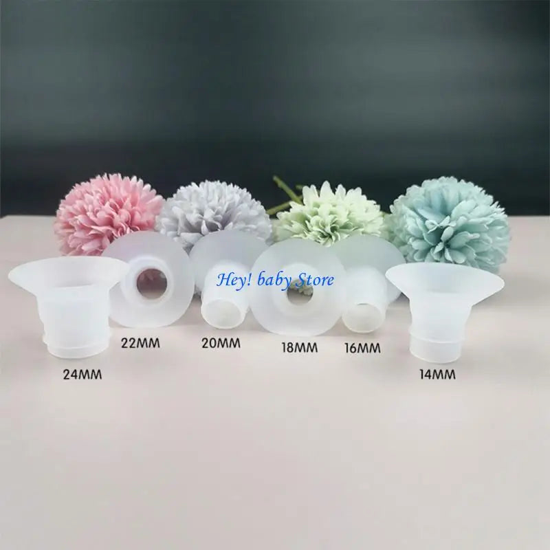 Silicone Breast Pump Flange Inserts – Sizes 14–24mm