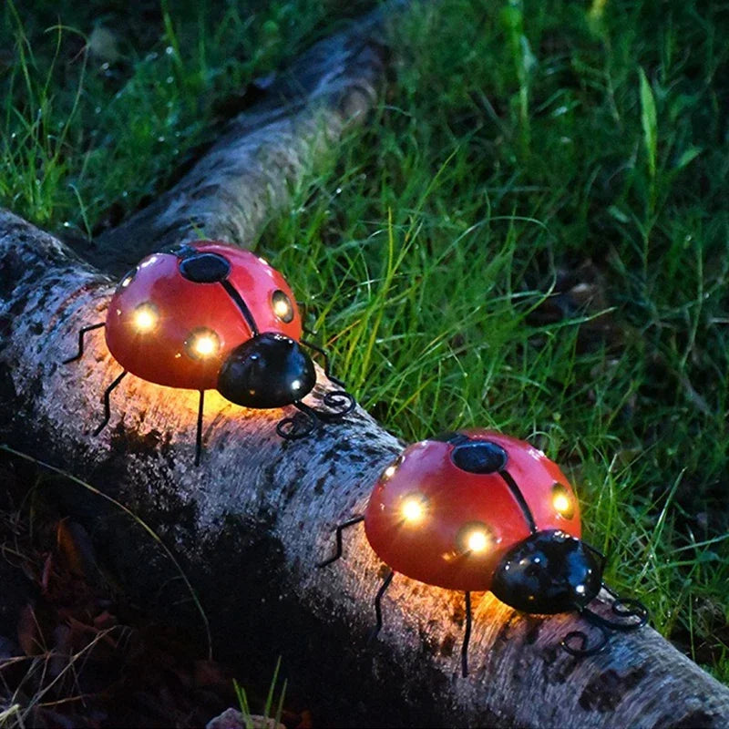 Solar Ladybug LED Garden Light – Waterproof Outdoor Decor