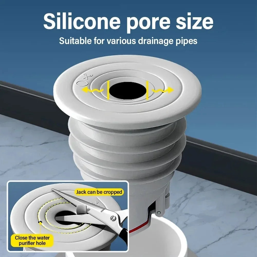 Silicone Drain Sewer Sealing Plug | Anti-Odor Floor Drain