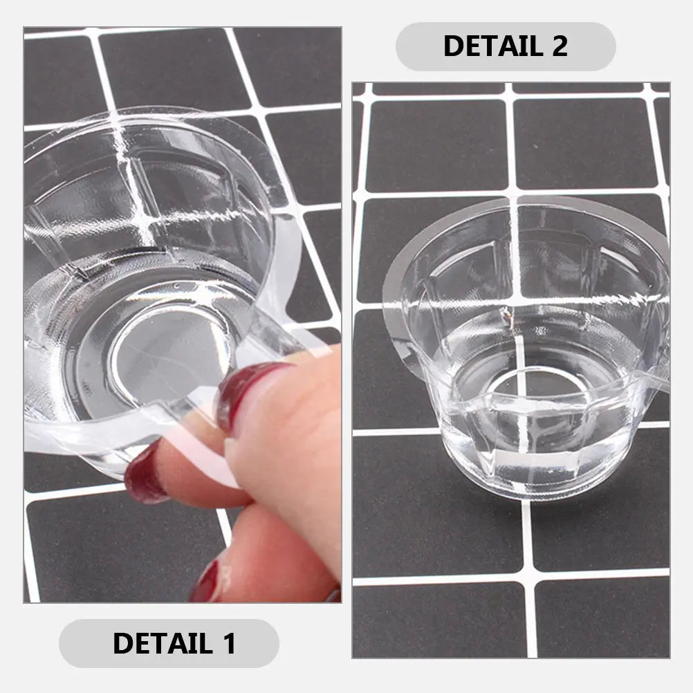 100Pcs Plastic Mixing Cups for Epoxy Resin Glue Mixing Cups DIY Resin Crafts Mold Cup Dispenser Epoxy Craft Supplies Peaceful Pleasures Health and Wellness