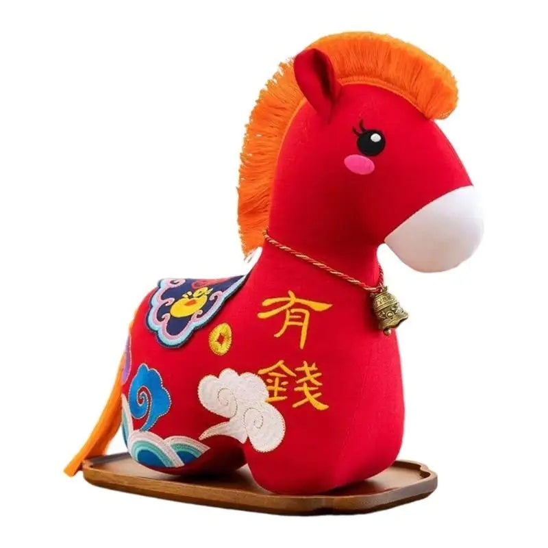 Soft Plush Horse Chinese Zodiac Stuffed Toy – Home & Office Decor