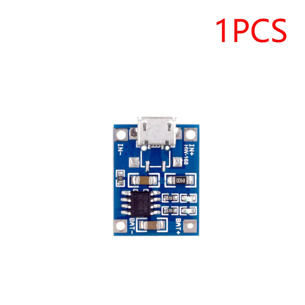 1-10pcs Type-c Micro / TYPE C 5V 1A 18650 TP405~ Lithium Battery Charger Module Charging Board With Protection Dual Functions 1A Peaceful Pleasures Health and Wellness MICRO USB 1PCS
