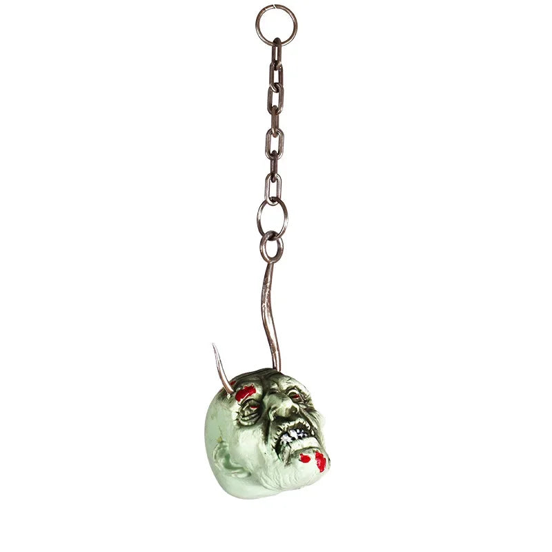 Halloween Iron Chain Hook Horror Props – Haunted House Decor