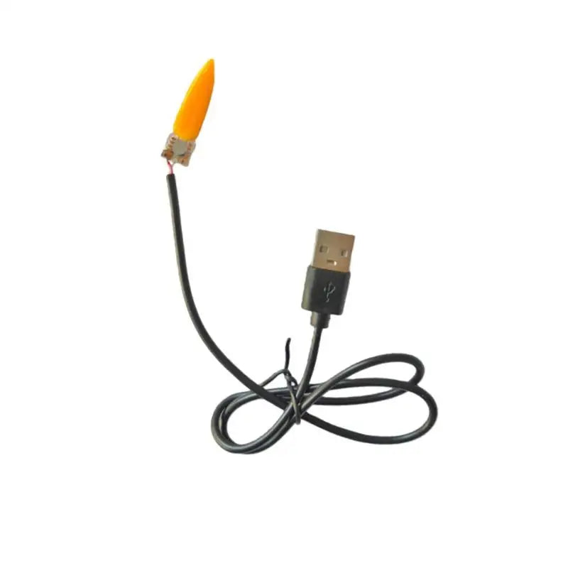 1800K Edison Flame Filament LED Flash Candle Light DC5V USB Interface for Bedroom Night Atmosphere Peaceful Pleasures Health and Wellness 01