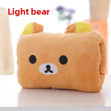 Body Pillow Memory Foam, Orthopedic Cervical Pillow for Neck Pain Relief, Home Sleeping Travel Pillows Support, Decorative Peaceful Pleasures Health and Wellness Light bear