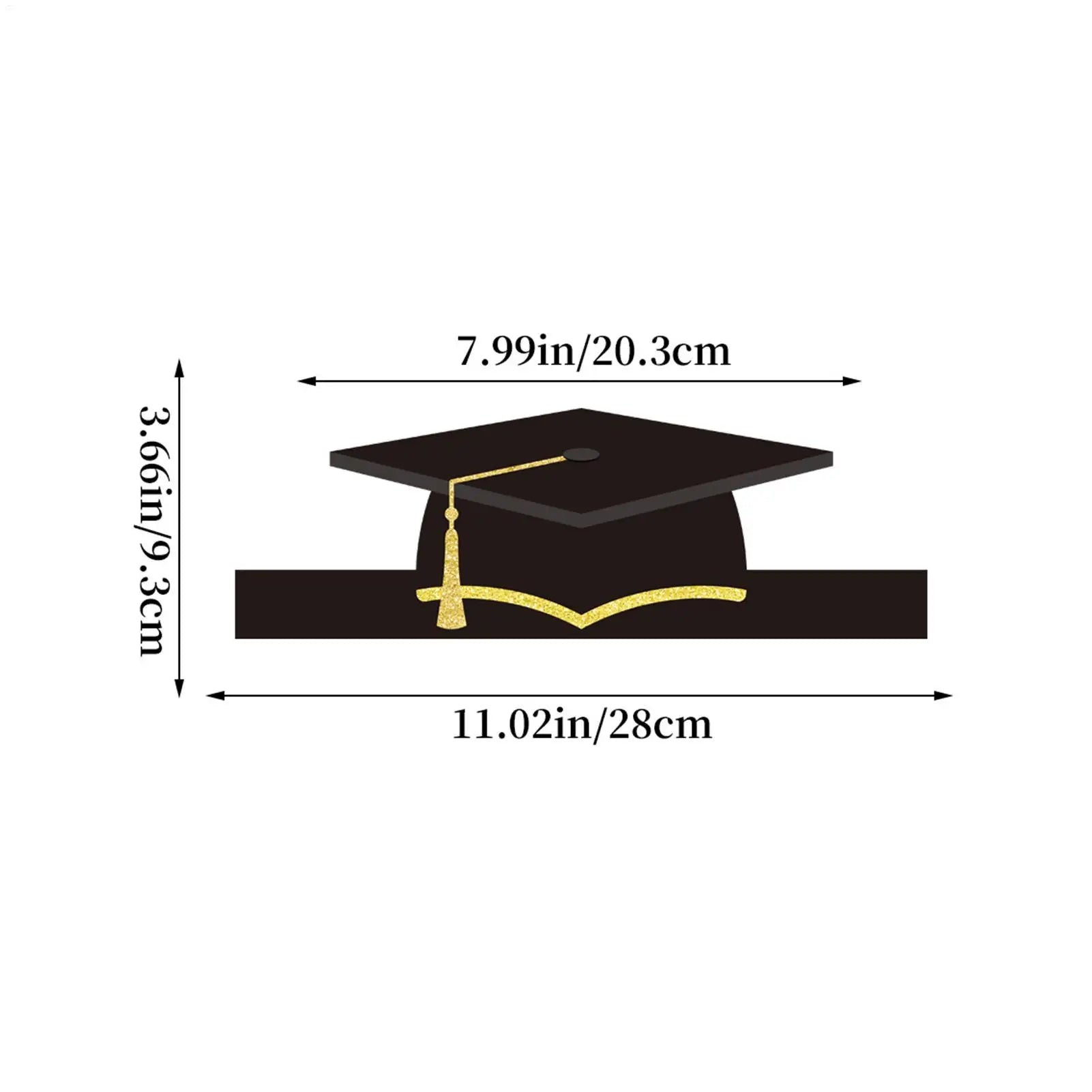 2026 Paper Graduation Hats 10 Pack Cardboard School Graduation Caps Headbands With Tassel for Ceremony Congrats Celebration Peaceful Pleasures Health and Wellness