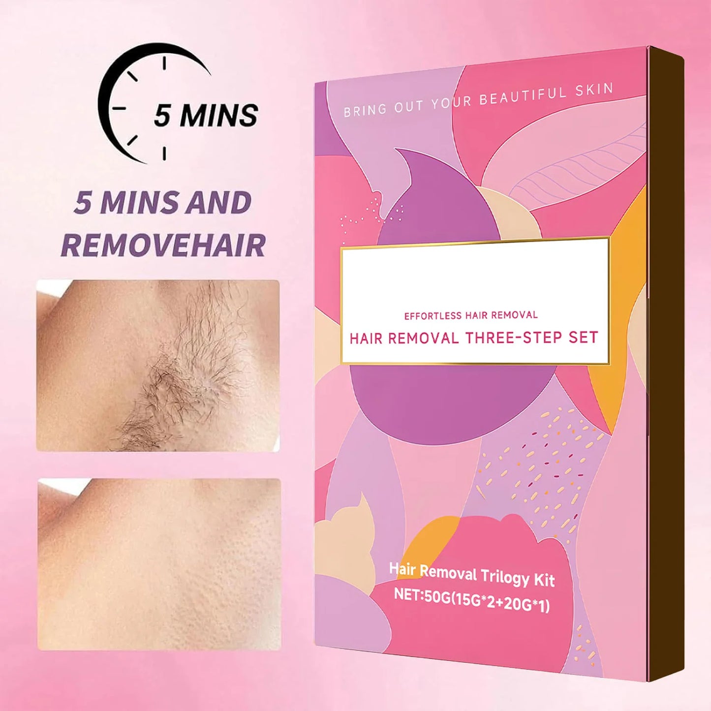 3-Step Facial Hair Removal Kit – Chin & Upper Lip Women