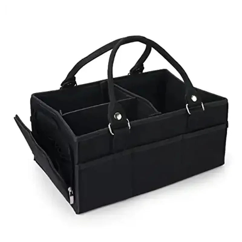 Large Felt Diaper Caddy Organizer | Baby Storage Bag