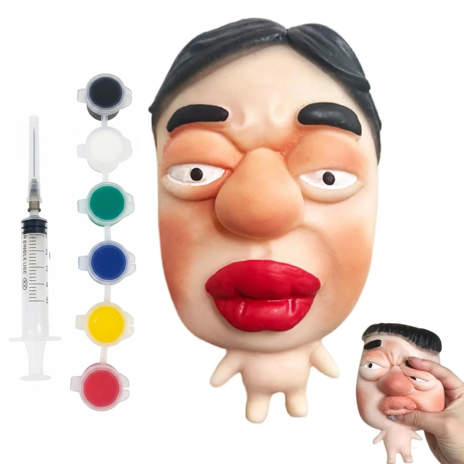 Refillable Pimple Silicone Squeeze Toy with Pigment Pimple Popper Toy Set for Adults Birthday Novelty Funny Gag Gift Peaceful Pleasures Health and Wellness