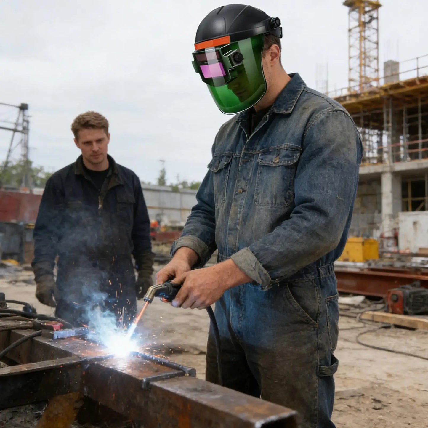 Auto Darkening Welding Helmet | True Color Face Protection