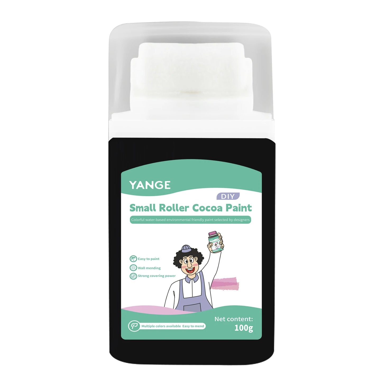 Touch-Up Paint For Walls High Coverage Wall Renovation White Paint For Wall Graffitis Dirty Cover Repair Paint For DIY Graffitis Peaceful Pleasures Health and Wellness Black
